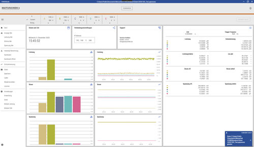 Visualization software - POWERStudio - Matuschek Meßtechnik GmbH - measurement / data acquisition / acquisition