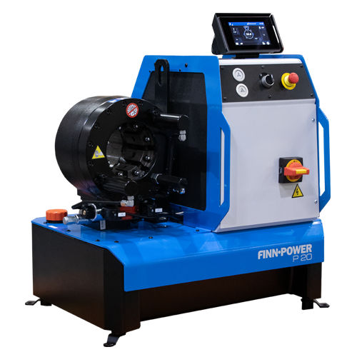 Hydraulic hose crimping machine - P20SCC - Lillbacka Finn-Power - automatic / electro-hydraulic / foot-operated