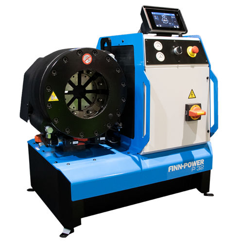Hydraulic hose crimping machine - P32SCC - Lillbacka Finn-Power - automatic / electro-hydraulic / foot-operated