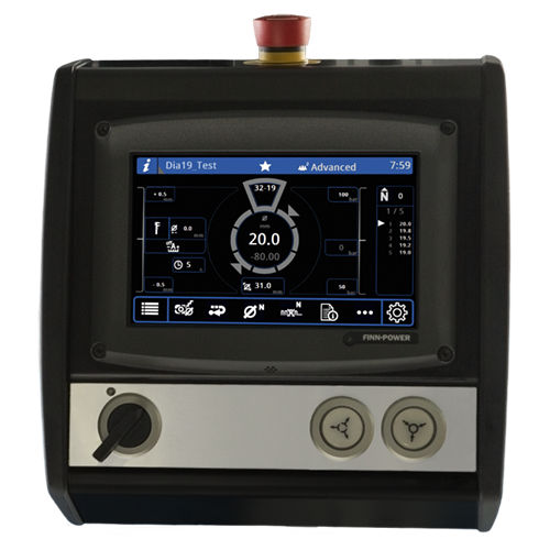 Crimping machine numerical control - ICC™ - Lillbacka Finn-Power - touch screen