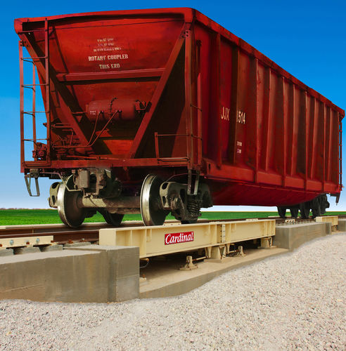 Rugged railway weighbridge - LPRA series - Cardinal Scale - steel / for heavy loads / low-profile