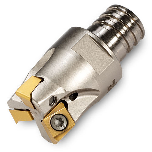 Shell-end milling cutter - DiPosTetra™ 1TV1D-06208TRR10 - Ingersoll Cutting Tools - end mill / solid carbide / insert