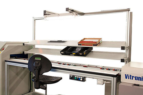Dual-track conveyor - SA-FC-WS3S - Seica Automation S.r.l. - inspection / for printed circuits / for assembly lines