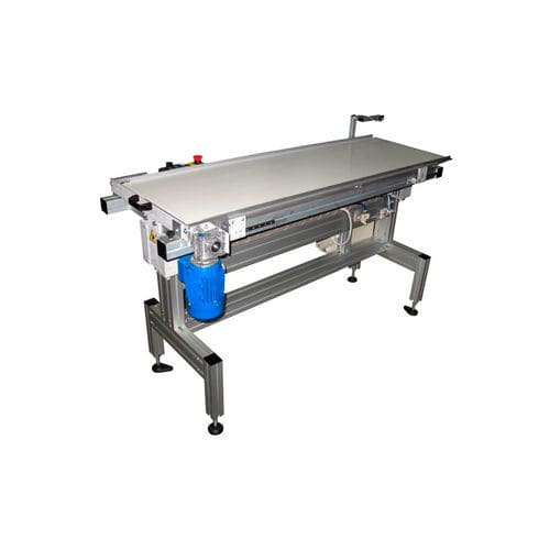 Belt conveyor - SA-FC-LC-WBOMESH - Seica Automation S.r.l. - mesh belt / for printed circuits / variable speed
