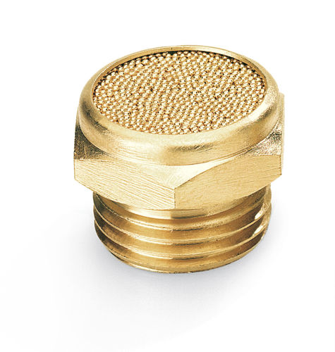 Pressure-control silencer - 70 - 90 dB | SEP series - Copor - for compressors / bronze