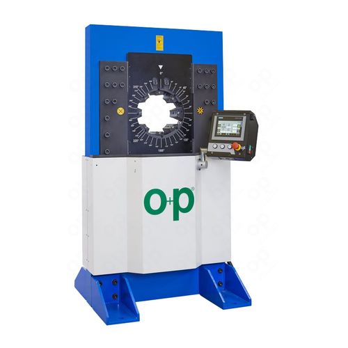 Hydraulic crimping machine - TUBOMATIC V160 IES - OP Srl - for hoses / automatic / PLC-controlled