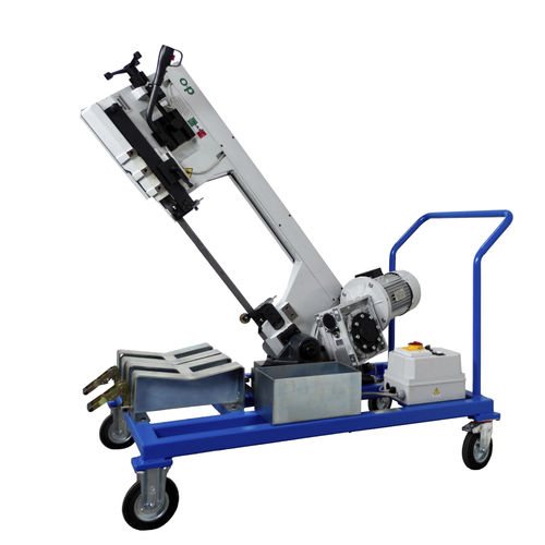 Toothed blade cutting machine - TF IH10 - OP Srl - for metal / for rubber / for hoses