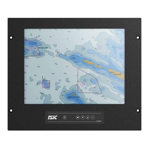 LCD monitor - DuraMON 15" C-Line - ISIC A/S - resistive touch screen / marine / 15"