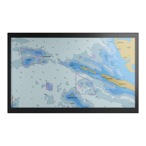 LCD monitor - DuraMON 55" S-Line - ISIC A/S - PCAP capacitive touch screen / multitouch screen / marine