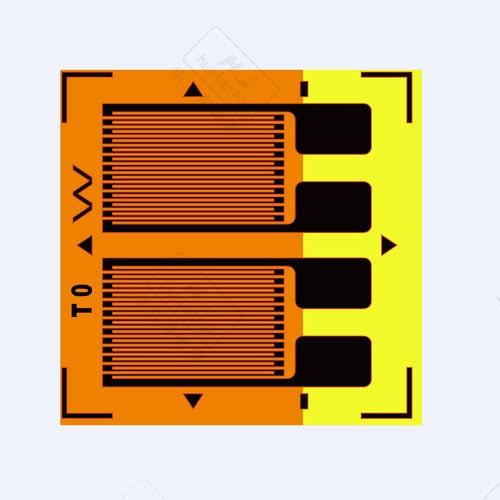 Resistive strain gauge - FB series - Guangdong South China Sea Electronic Measuring Tec - dual-grid linear / for stress analysis / for force measurement