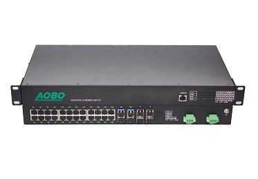 Managed ethernet switch - AOBO 7032 series - HANGZHOU AOBO TELECOM.,LTD. - 10 ports / gigabit Ethernet / rack-mounted