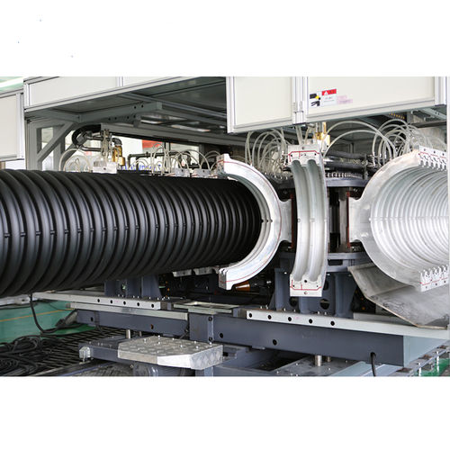 Double-wall corrugated pipe extrusion line - ZC-1000H  - Zhongyun Group - with water cooling / for corrugated pipe / for stormwater pipes