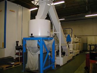 Centrifugal dewatering system - OMSAT FRANCE - chip / horizontal