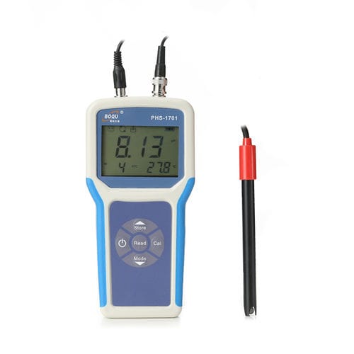 Portable pH meter - PHS-1701 - Shanghai Boqu Instrument Co.,Ltd. - water / with automatic temperature compensation / with LCD display