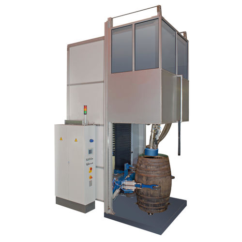 Wood grinding polishing machine - RBG - IMM Maschinenbau GmbH - for cask