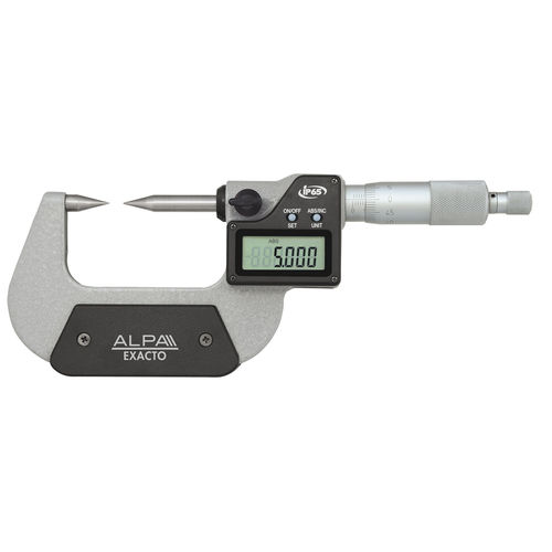 Outside micrometer - BA045 series - Alpa Metrology - thickness / digital / precision