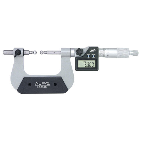 Outside micrometer BA075 series Alpa Metrology digital / with