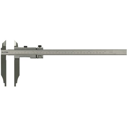 Vernier caliper - Alpa Metrology - stainless steel / fine adjustment