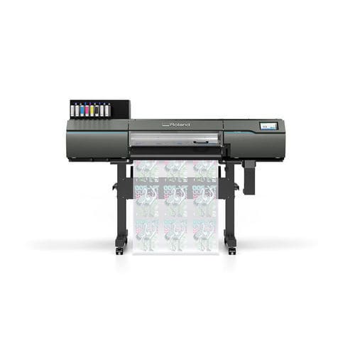 Inkjet large format printer - TY-300 - ROLAND - 5-color / roll-to-roll / high-speed