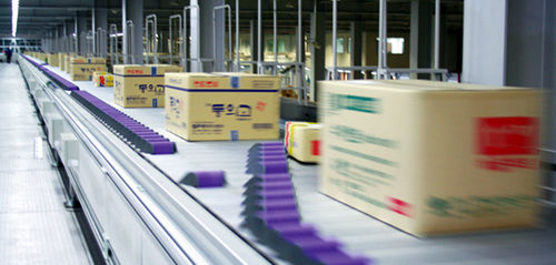 Automatic sorter - DAIFUKU - box / case / sliding shoe