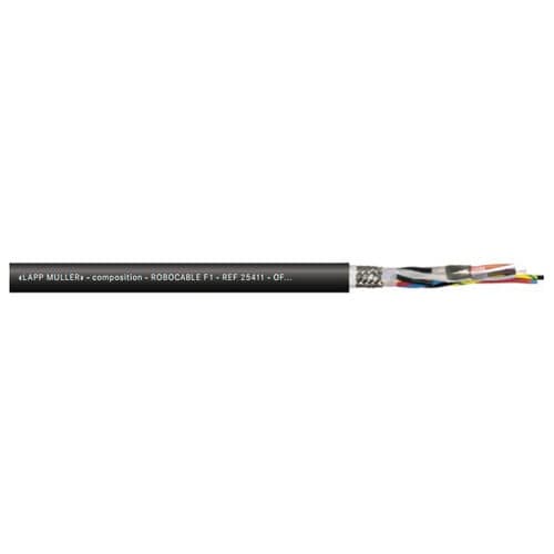 Servo motor electrical cable - F1  - Lapp Muller - power / DIN / insulated