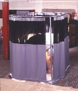Welding curtain - 4-Sided - Singer Safety Company