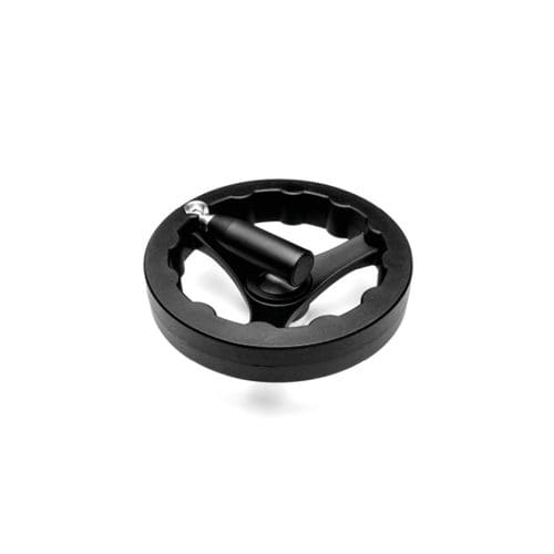 Operating handwheel - V3RA/MRE - GAMM - swing-handle / 3-spoke / plastic