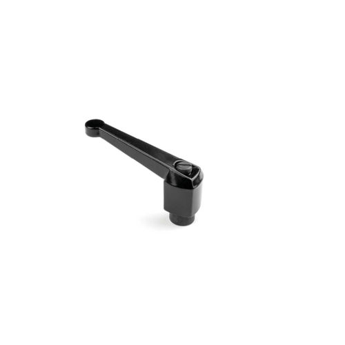 Steel clamping lever - NM/B - GAMM - zamak / adjustable / threaded