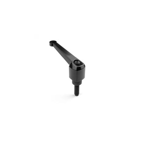 Steel clamping lever - NM/P - GAMM - zamak / adjustable / external thread