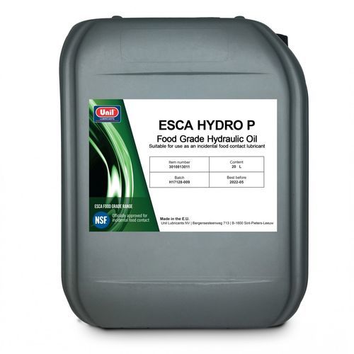 Lubricating oil - ESCA HYDRO P - UNIL LUBRICANTS - contact / synthetic / for the food industry