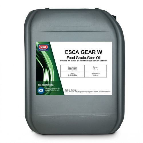 Lubricating oil - ESCA W - UNIL LUBRICANTS - synthetic / for gears / for the food industry