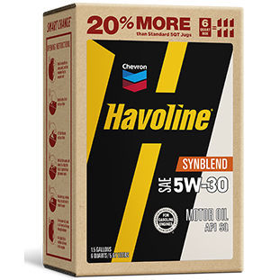 Lubricating oil - Havoline® - Chevron Lubricants (Mfg.) - synthetic / for motors / for the automotive industry