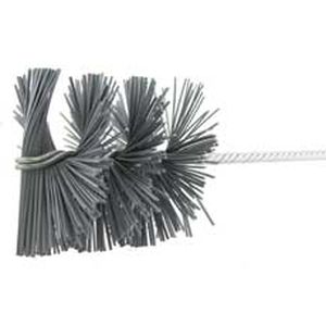 Cylindrical spiral brush - Brush Research Manufacturing - abrasive / silicon carbide