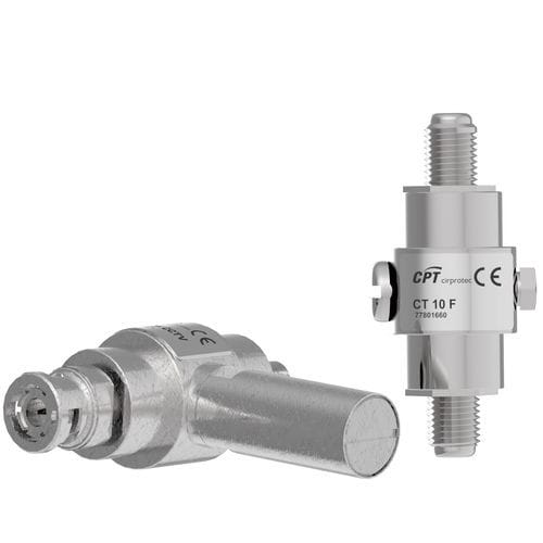 Surge protector for radiofrequency applications - CT 05 CCTV - Cirprotec - for photovoltaïc installations / BNC / coaxial