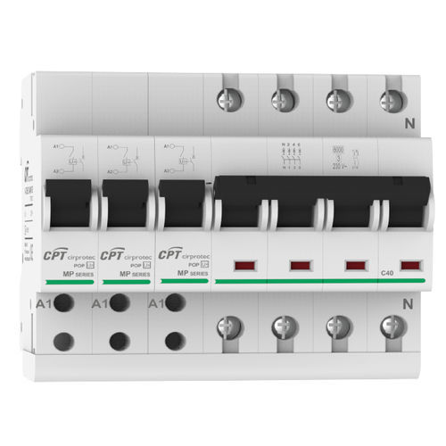 Surge protector for telecom applications - V-CHECK 4MP-10 - Cirprotec - anti-surge / three-phase / 4-pole
