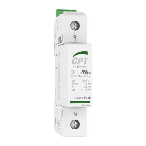 Type 2 surge protector - PSM1-30/750 IR - Cirprotec - class II / for telecom applications / for photovoltaïc installations