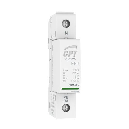 Type 2 surge protector - PSM1-20N - Cirprotec - type 3 / class II / class III