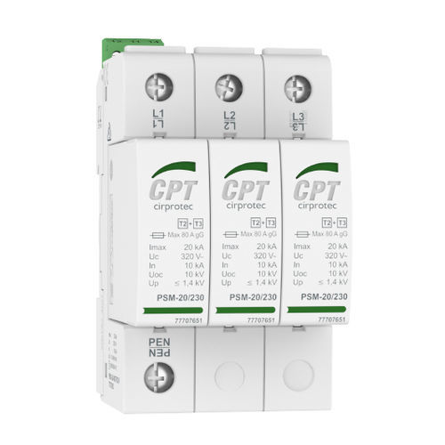 Type 2 surge protector - PSM3-20/400 TNC - Cirprotec - type 3 / class II / class III