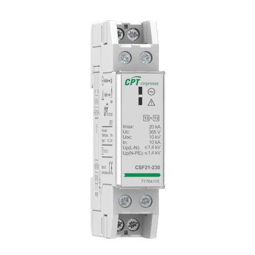 Type 2 surge protector - CSF21-230 - Cirprotec - type 3 / class II / class III
