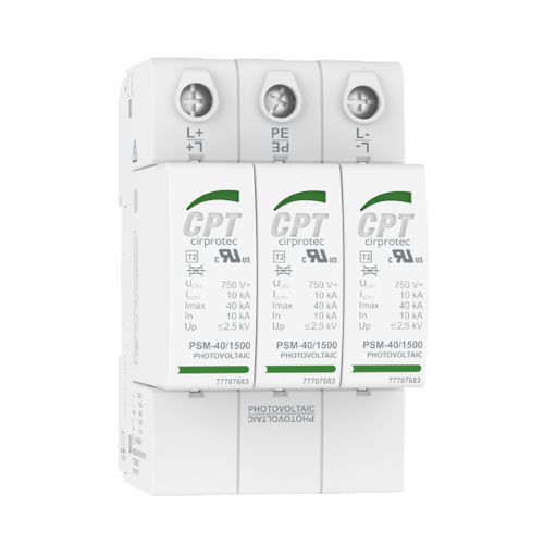 Type 2 surge protector - PSM3-40/600 PV - Cirprotec - class II / for telecom applications / for photovoltaïc installations