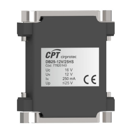 Surge protector for telecom applications - DB25-12V/25HS - Cirprotec - for Sub-D connector / for photovoltaïc installations
