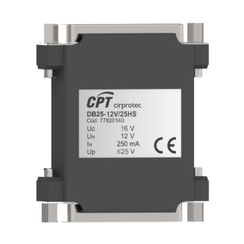 Surge protector for telecom applications - DB25-V24HS - Cirprotec - for Sub-D connector / for photovoltaïc installations