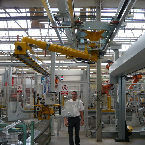 Pneumatic manipulator - ACER  - Zeilhofer Handhabungstechnik GmbH & Co. KG - with hoist / for mechanical components / transport