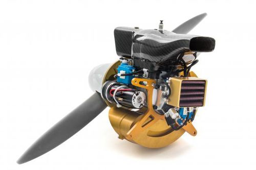 Single-cylinder engine - UAV28-EFI - UAVFACTORY LTD. - direct fuel injection / air-cooled
