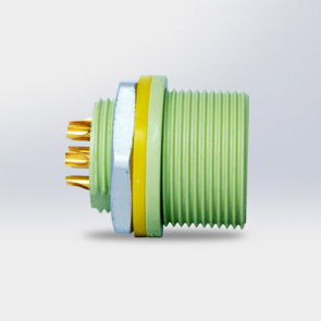 Electrical power supply connector - EC02681-1123-BF - Suzhou Exceedconn Technology Co.,Ltd. - circular / male / polyamide