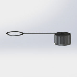 Electrical connector cap - 001-EC-001 - Suzhou Exceedconn Technology Co.,Ltd. - threaded / round / thermoplastic