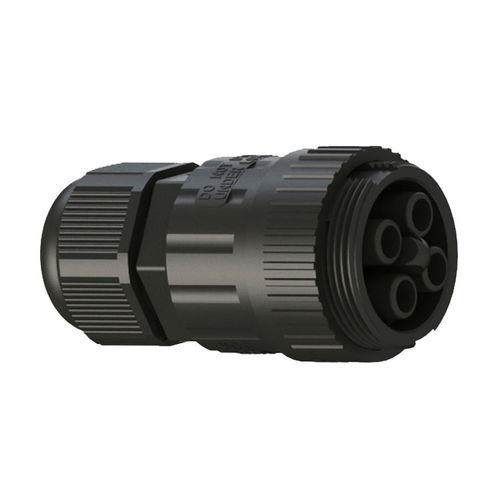 Electrical power supply connector - EP040-2224-00 - Suzhou Exceedconn Technology Co.,Ltd. - Socket / overmolded / straight