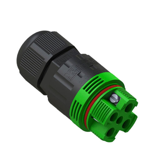 Electrical power supply connector - EP040-0234-00 - Suzhou Exceedconn Technology Co.,Ltd. - Socket / overmolded / straight
