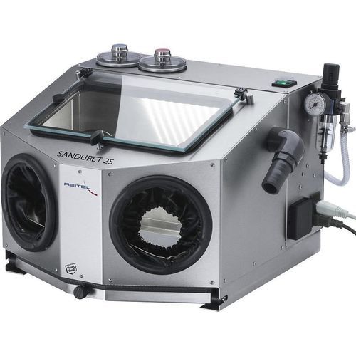 Pressure blast cabinet - SANDURET 2S - Reitel - manual / compact / double
