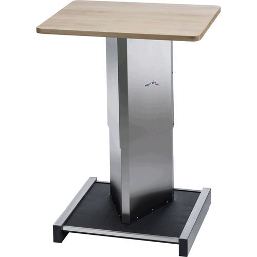 Beech workbench - Vario-Hubtisch - Reitel - for workshops / mobile / height-adjustable
